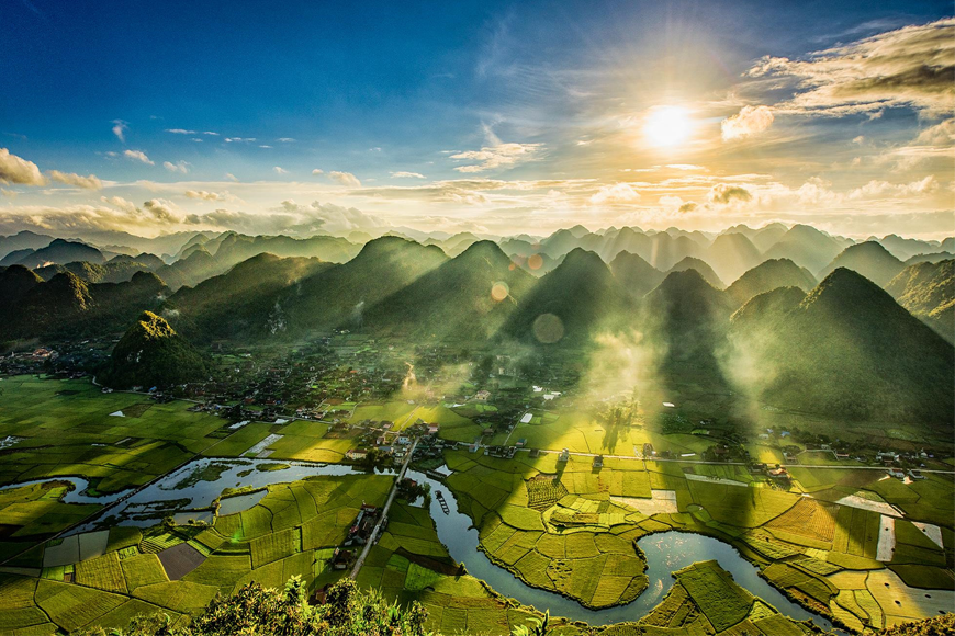 Bắc Sơn tuyệt đẹp và yên bình. Ảnh: Sưu tầm