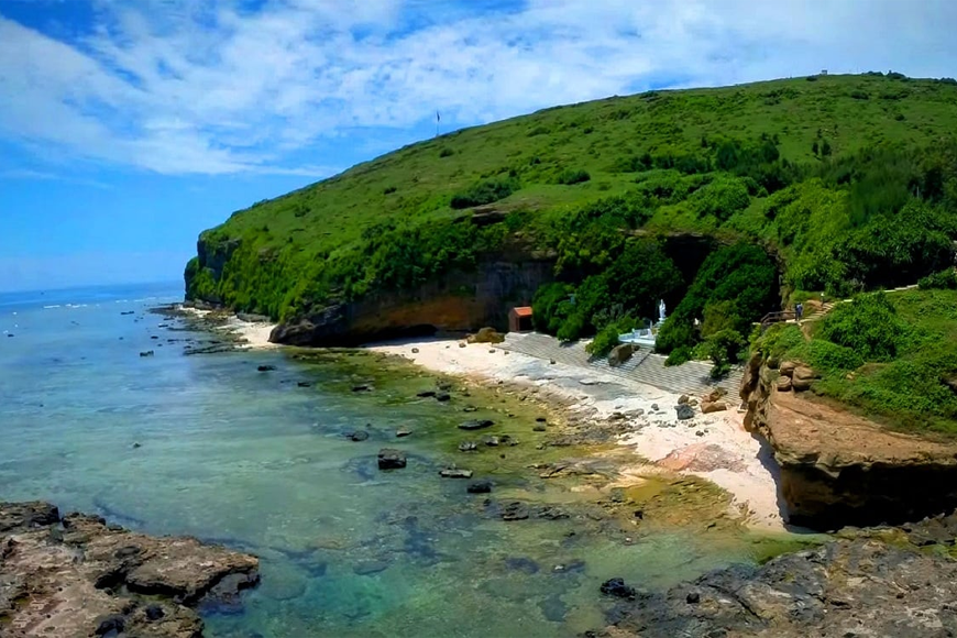 Góc đảo linh thiêng. Ảnh: Sưu tầm