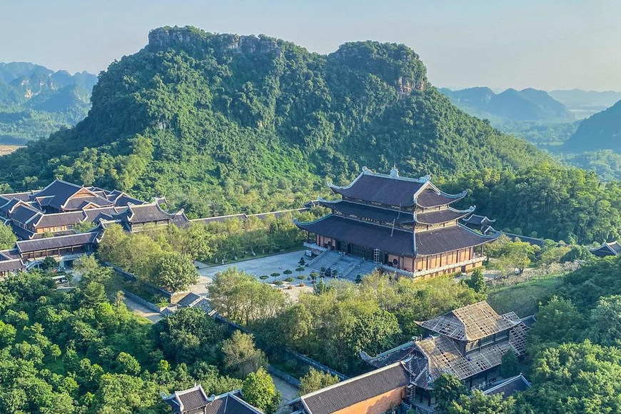 Ghé chùa Bái Đính trong đại lễ Vu Lan. Ảnh: Sưu tầm