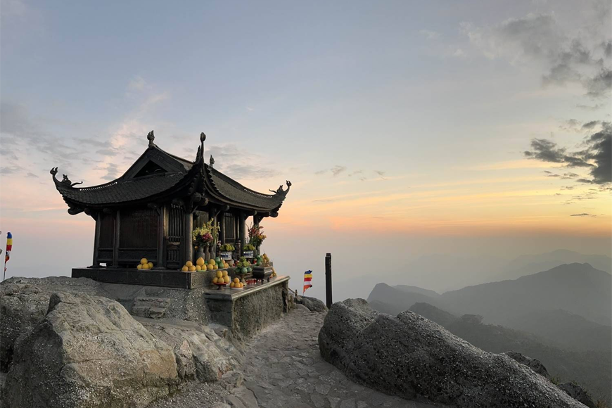 Lễ hội Vu Lan tại chùa Đồng Yên Tử. Ảnh: Sưu tầm