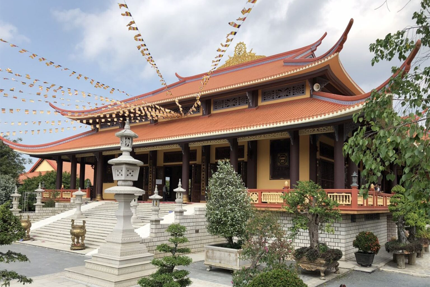 Không gian tĩnh lặng tại Thiền viện Trúc lâm Đà Lạt. Ảnh: Sưu tầm