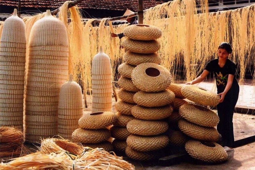 Đôi nét về làng nghề mây tre đan Ngọc Động. Ảnh: Sưu tầm