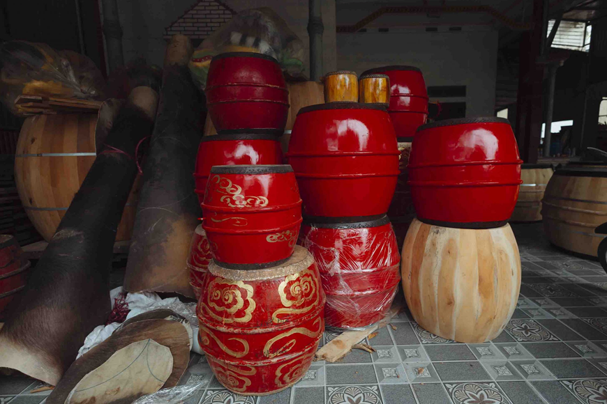 Thời điểm ghé thăm làng trống. Ảnh: Sưu tầm