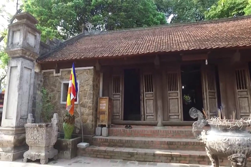 Kiến trúc cổ kính của chùa. Ảnh: Sưu tầm