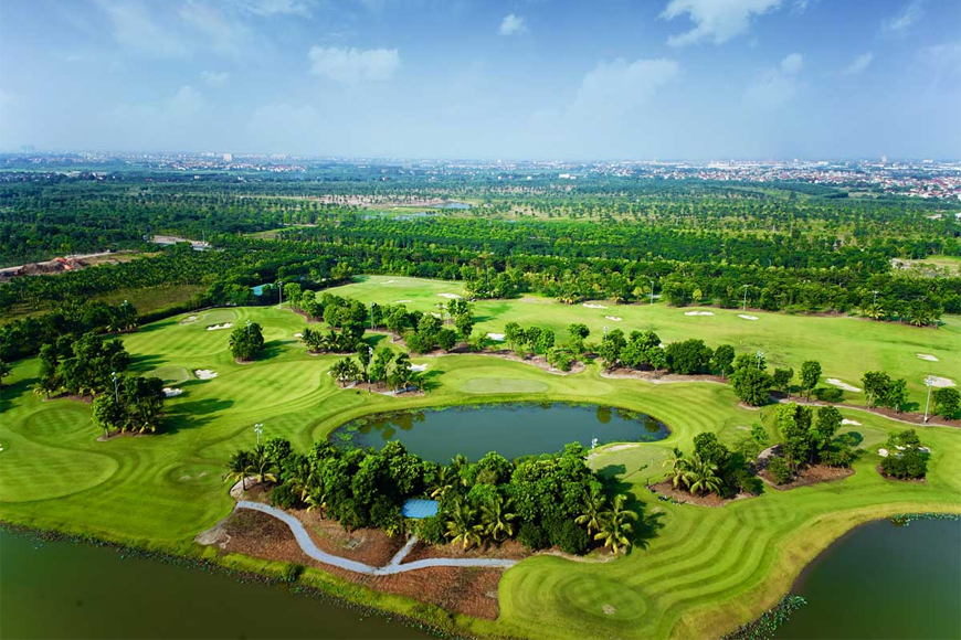Tổng quan về sân golf Sông Bé. Ảnh: Sưu tầm