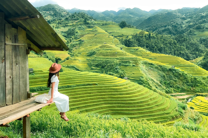 Check in cùng ruộng bậc thang Chế Cu Nha nổi bật. Ảnh: Sưu tầm