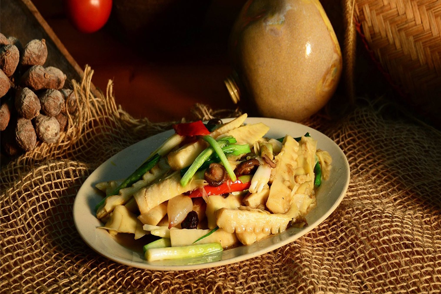 Măng xào đưa cơm. Ảnh: Sưu tầm