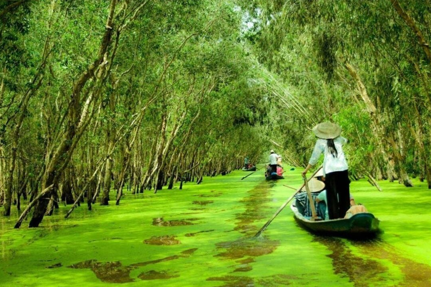 Trải nghiệm sinh thái tại Gáo Giồng. Ảnh: Sưu tầm