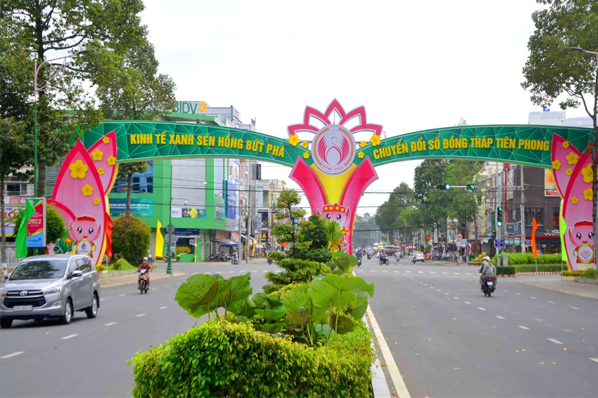 Đa dạng phương tiện di chuyển tới Đồng Tháp. Ảnh: Sưu tầm