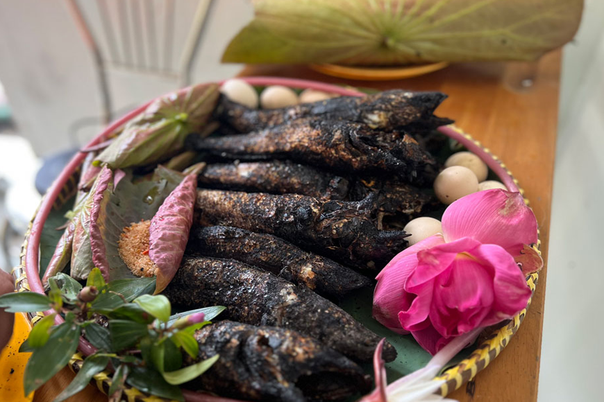 Đặc sản cá lóc nướng trui. Ảnh: Sưu tầm