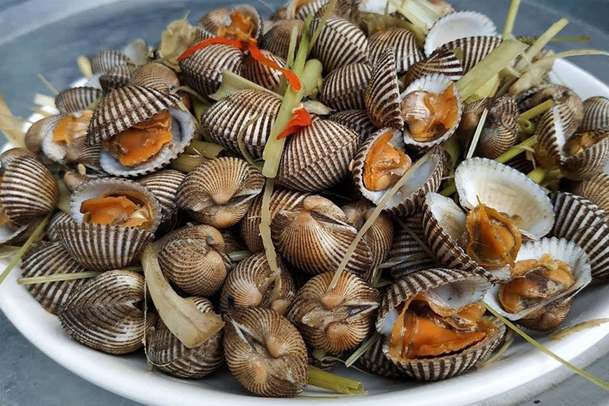 Tới đầm Ô Loan thưởng thức đặc sản sò huyết. Ảnh: Sưu tầm