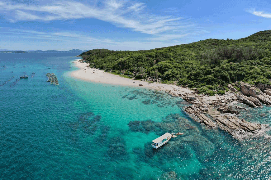 Hòn đảo nhỏ xinh đẹp. Ảnh: Sưu tầm