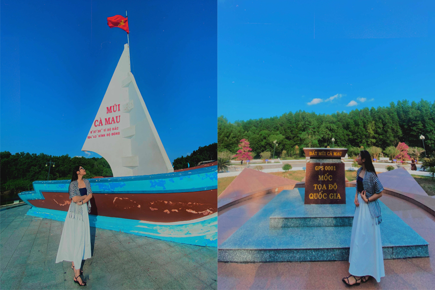 Check in tại các điểm mốc nổi bật. Ảnh: Thúy Ngần Bùi