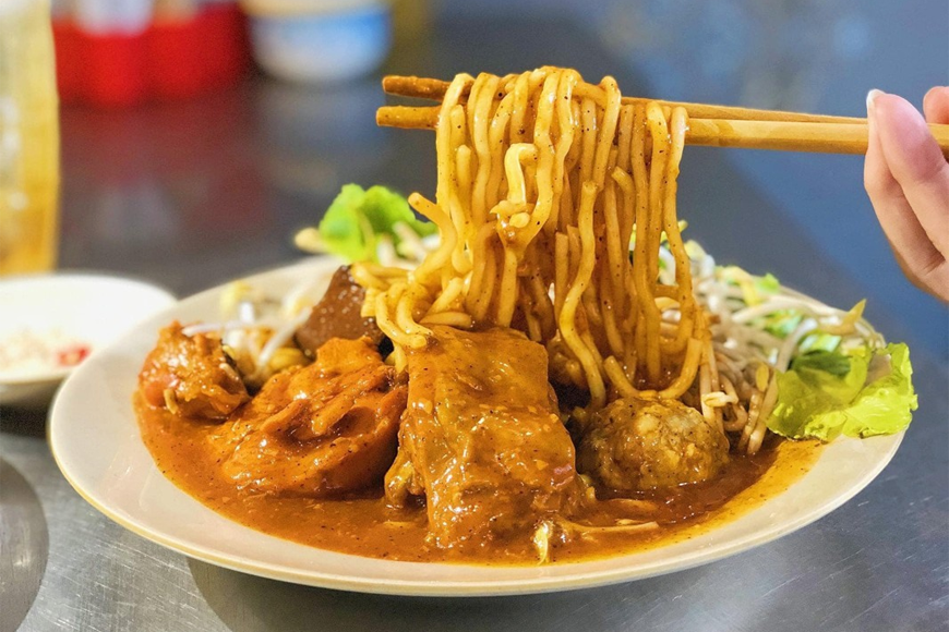 Đặc sản bánh tằm cay. Ảnh: Sưu tầm