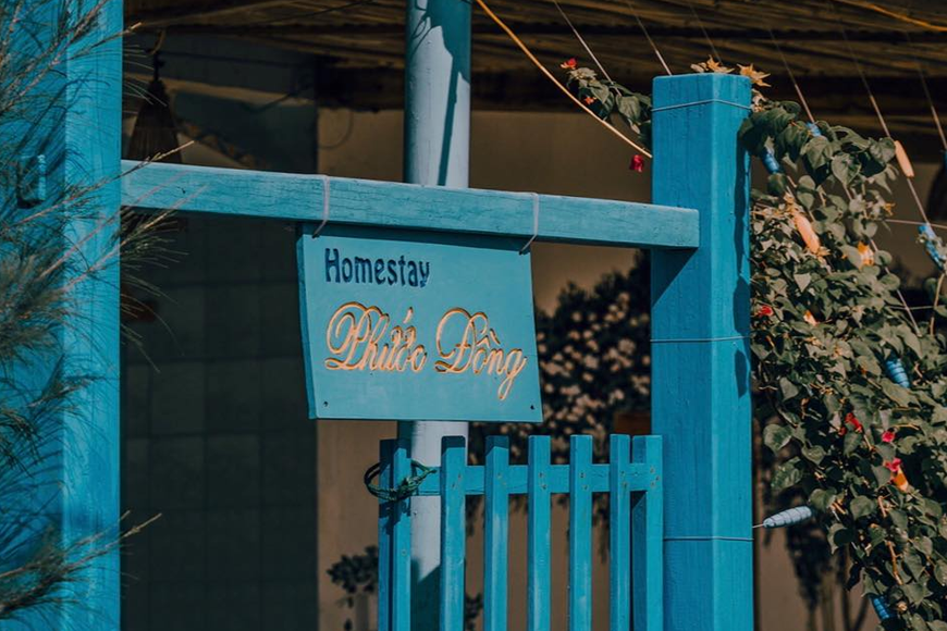 Homestay nổi bật bên bờ biển. Ảnh: Sưu tầm