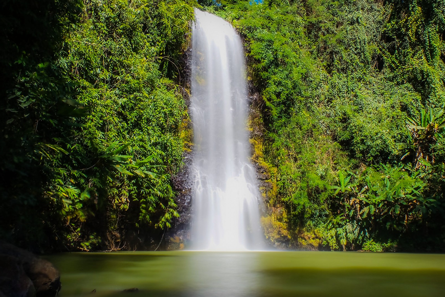 Thác nước nổi tiếng tại Măng Đen. Ảnh: Sưu tầm
