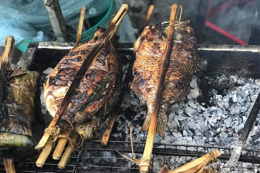 Cá nướng hấp dẫn. Ảnh: Sưu tầm