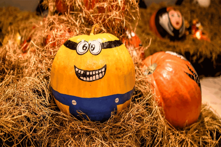 Không gian Halloween dành cho trẻ nhỏ. Ảnh: Sưu tầm