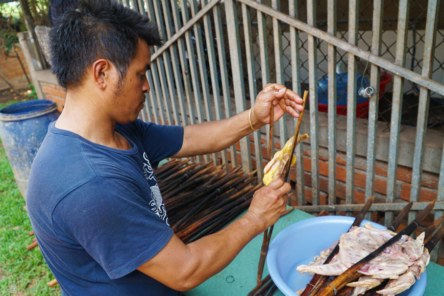 nguyen lieu lam ga nuong