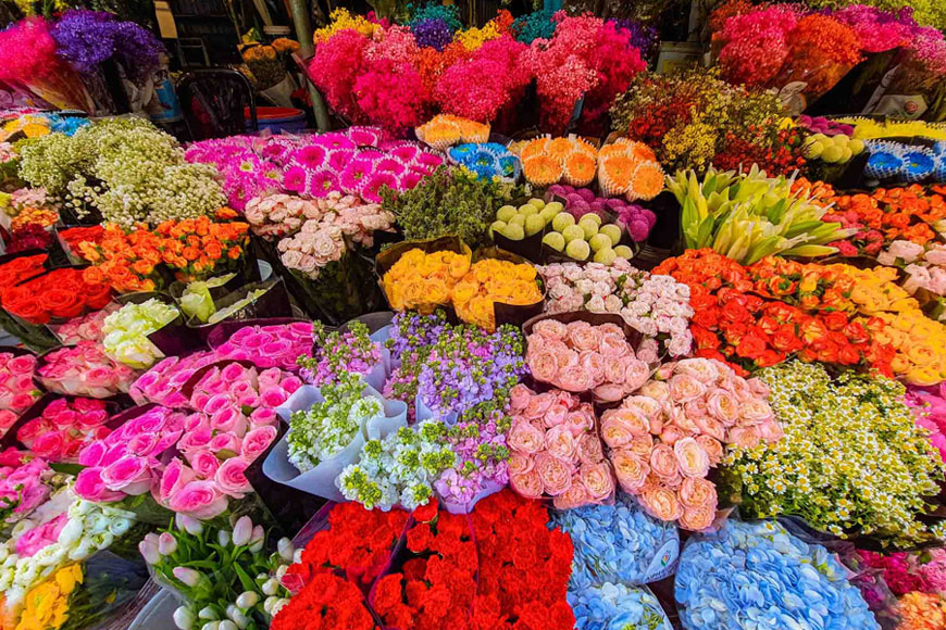 Chợ hoa Quảng Bá