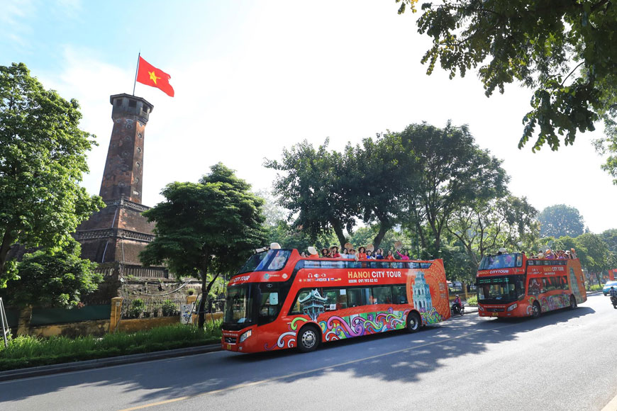 Đi xe bus 2 tầng