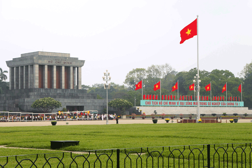 Quảng trường mùa thu. Ảnh: Sưu tầm