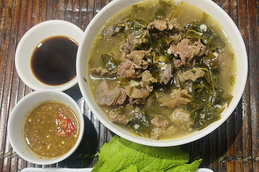 Thịt trâu lá lồm