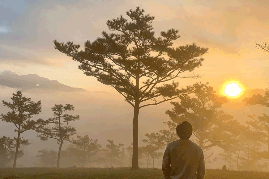 Điểm đến săn mây lý tưởng tại Đà Lạt. Ảnh: sưu tầm