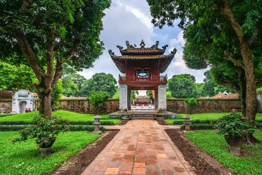 Văn miếu Quốc Tử  Giám. Ảnh: sưu tầm